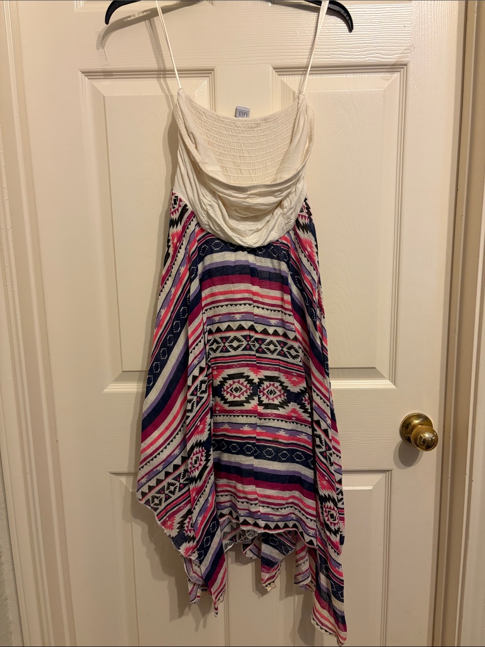 Jams World Cream Smocked Top
